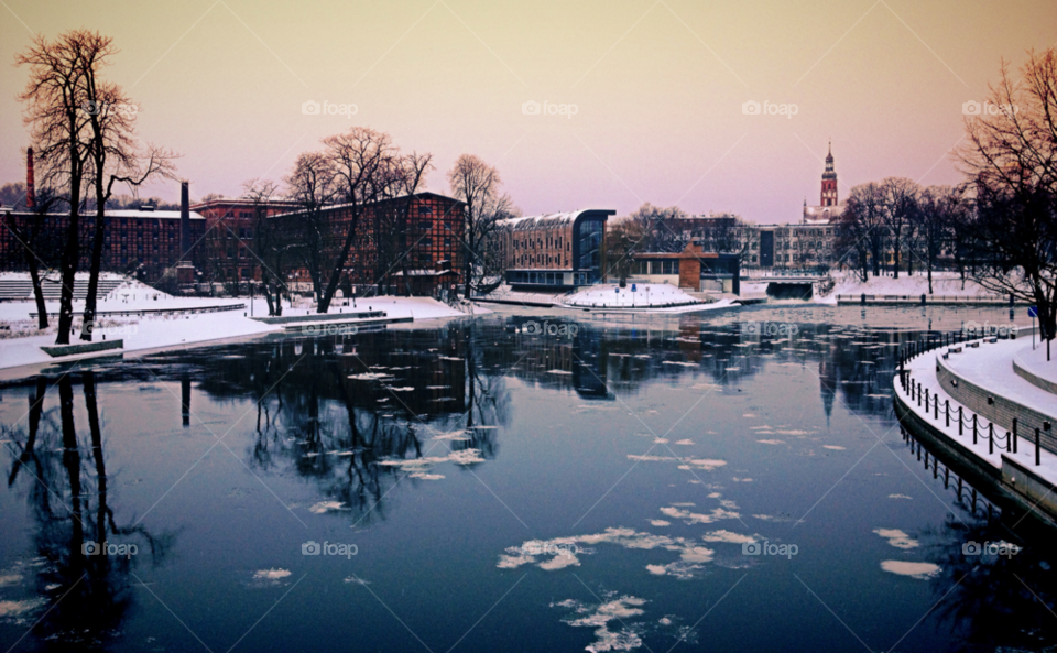 bydgoszcz snow winter water by xhdpit