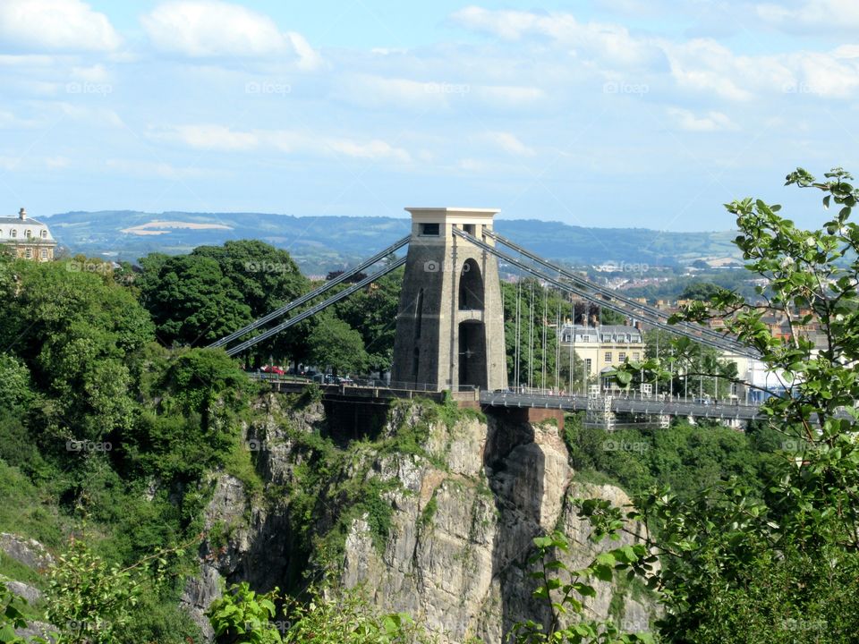 View of part of clifton suspension bridge
