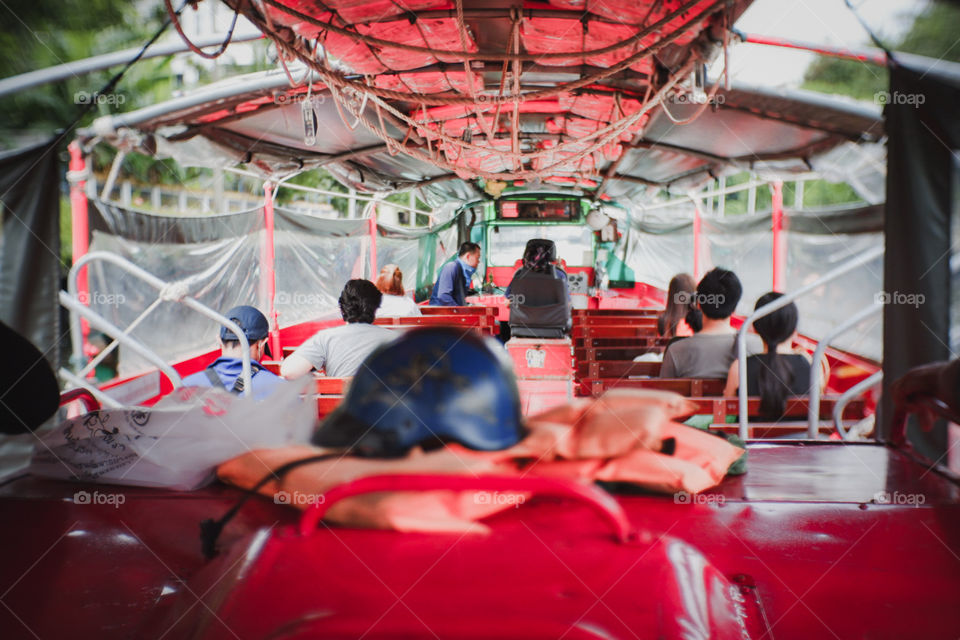 Sansab Boat ,Thailand's transportation
