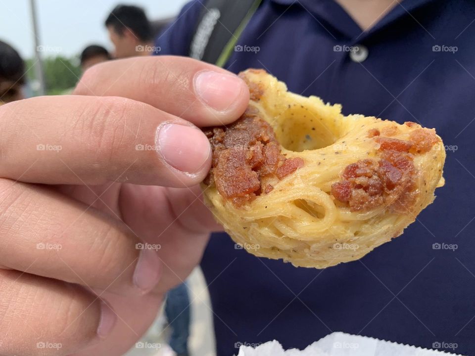 Pasta donut 