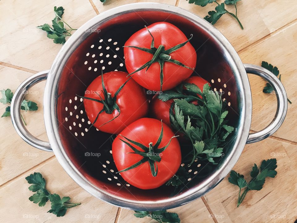 red tomatoes