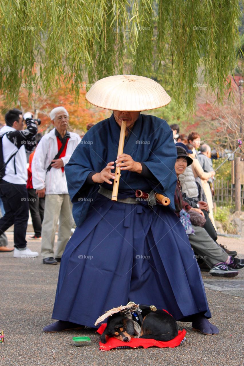 Street Performer in Kyoto