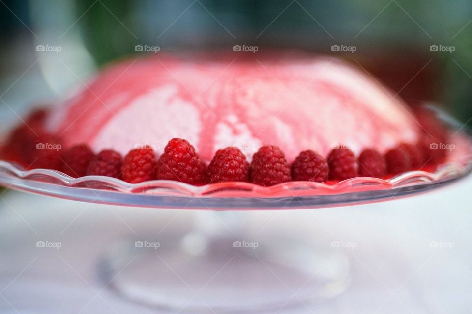 Strawberry bavaroise