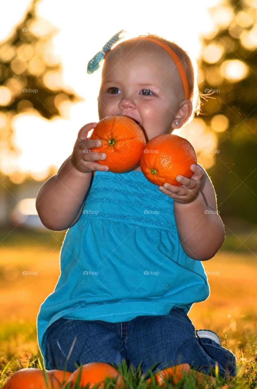 Sunset Oranges. O is for oranges
