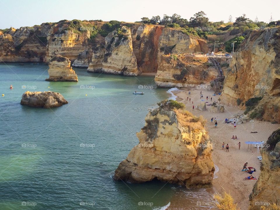 Beautiful beach in Portugal 