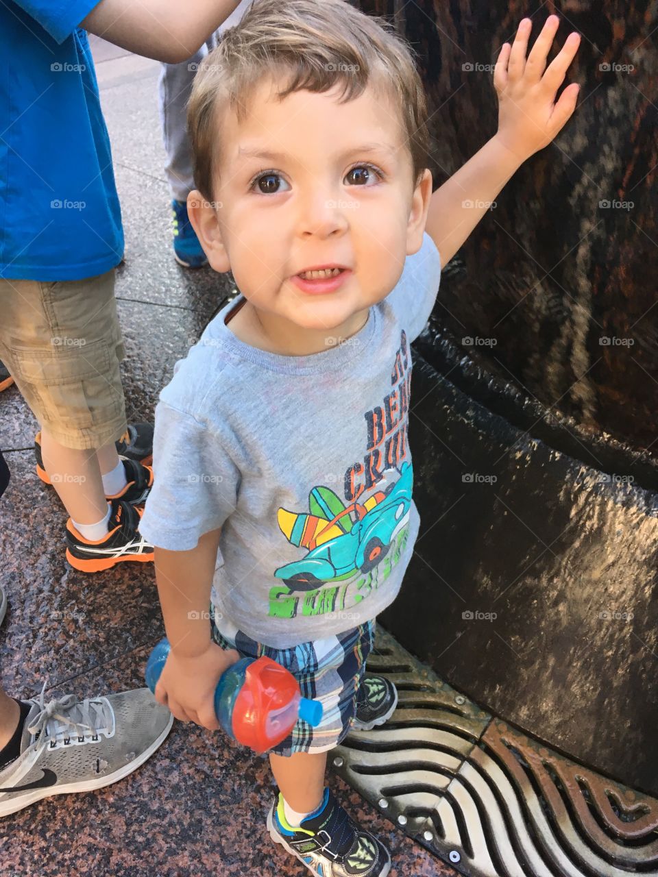 My son at Disneyland 