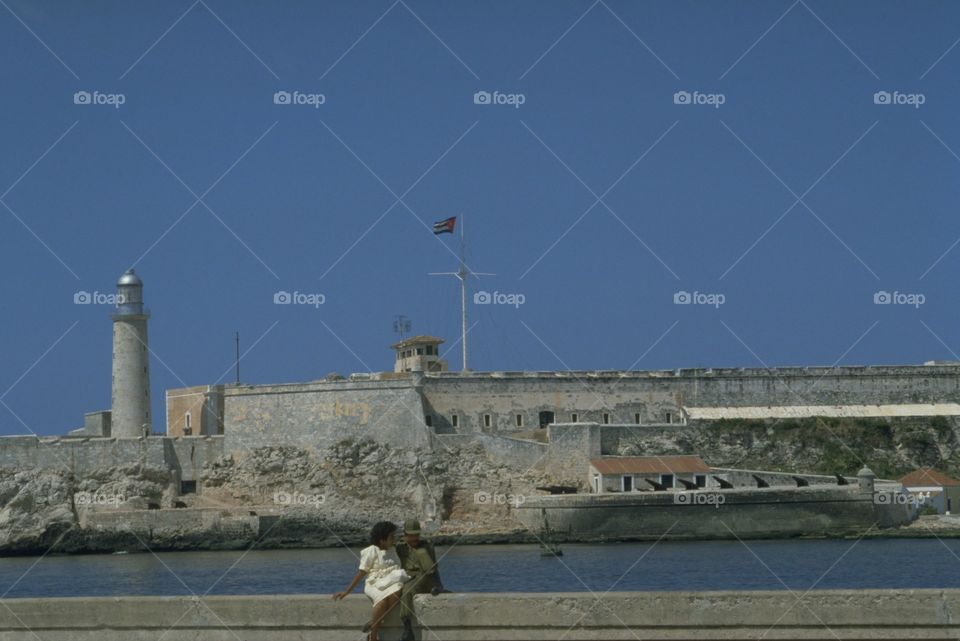 Malecon - Havana, Cuba. On the northern coast of the largest Caribbean island, the port of Havana is situated on one of the safest harbours in the world. Havana's 16th-century Fort Morro is in good condition and affords a wonderful view of the city.