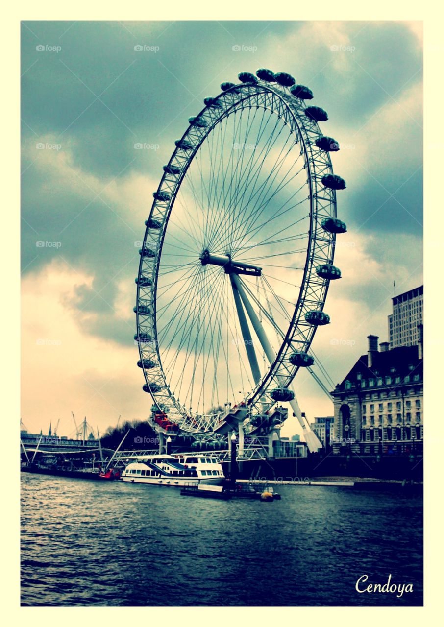 Sky, Ferris Wheel, Travel, No Person, Entertainment