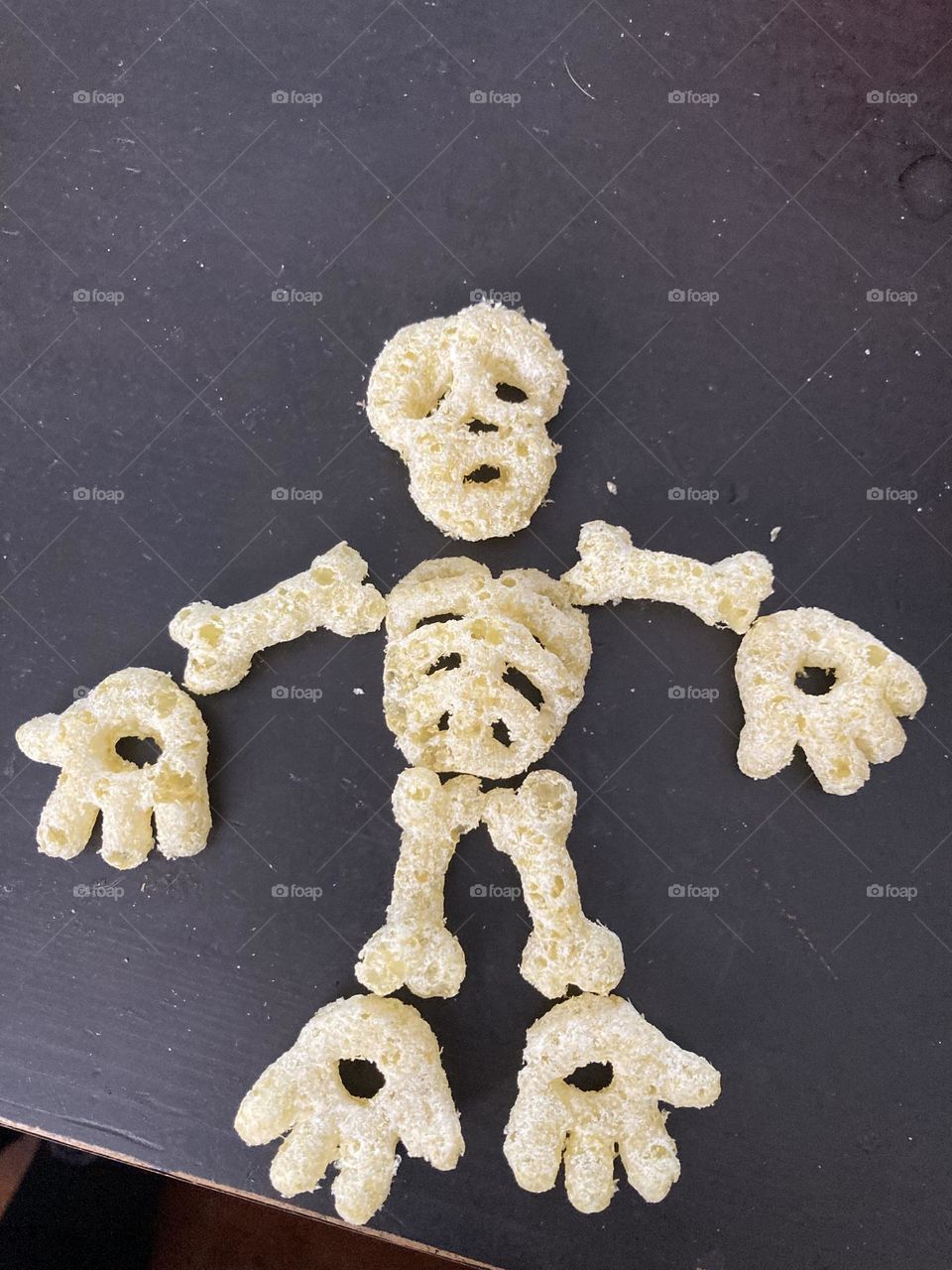 Cheetos skeleton bones