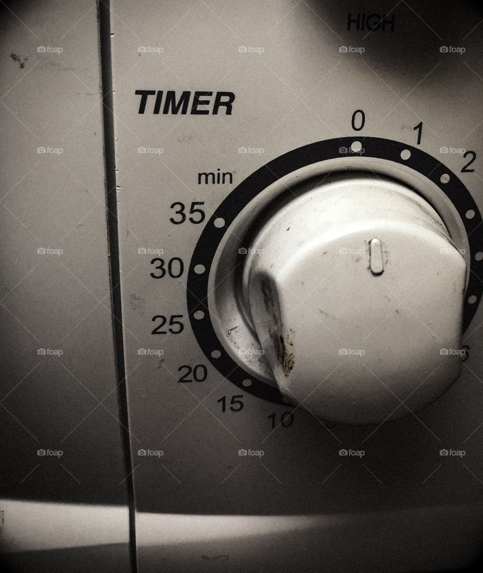 Timer knob for cooking