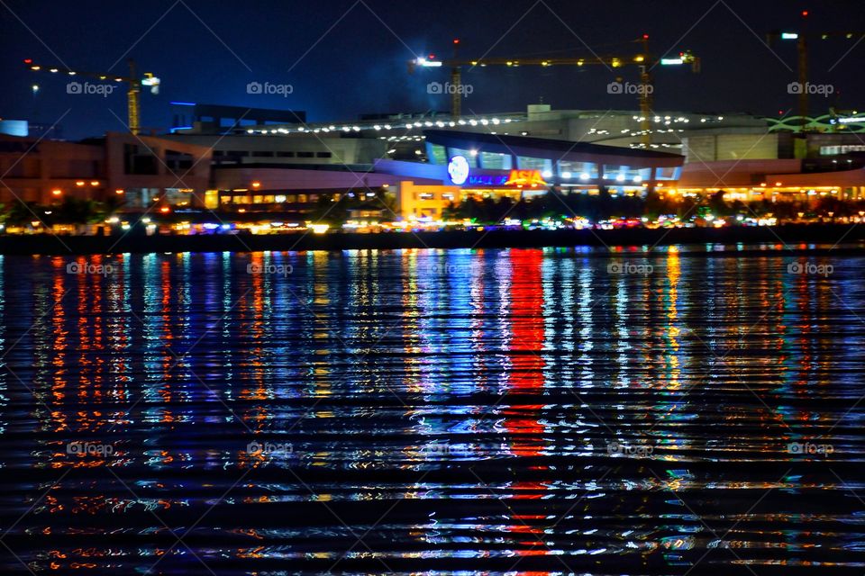 Manila city night view