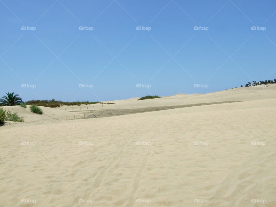 strand gran canaria wüste by stef79