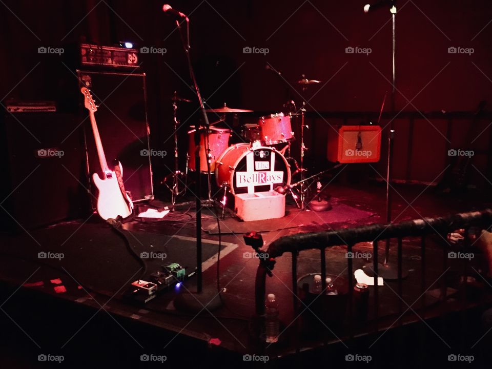Live music stage