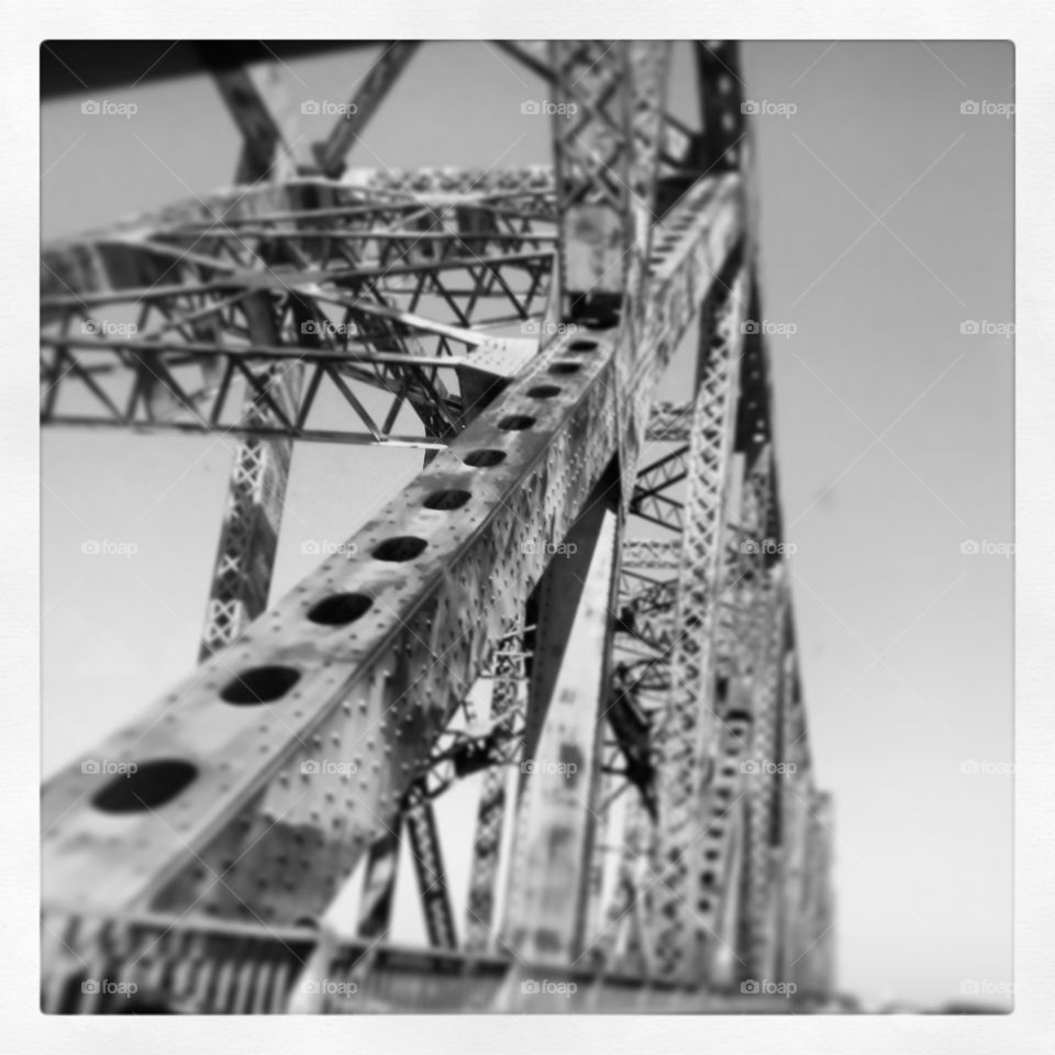 Old Bridge .  Crossing Baton Rouge Bridge