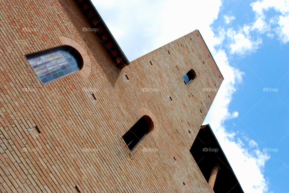 The medieval building called "Casa Boccaccio" (the writer of Decameron) - Certaldo, Firenze, Italy.