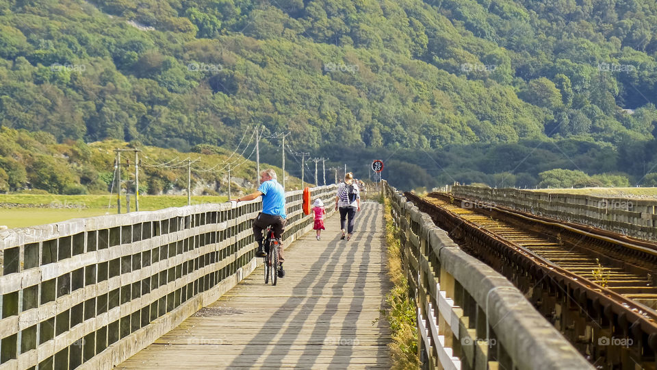 Cycling. Barmouth