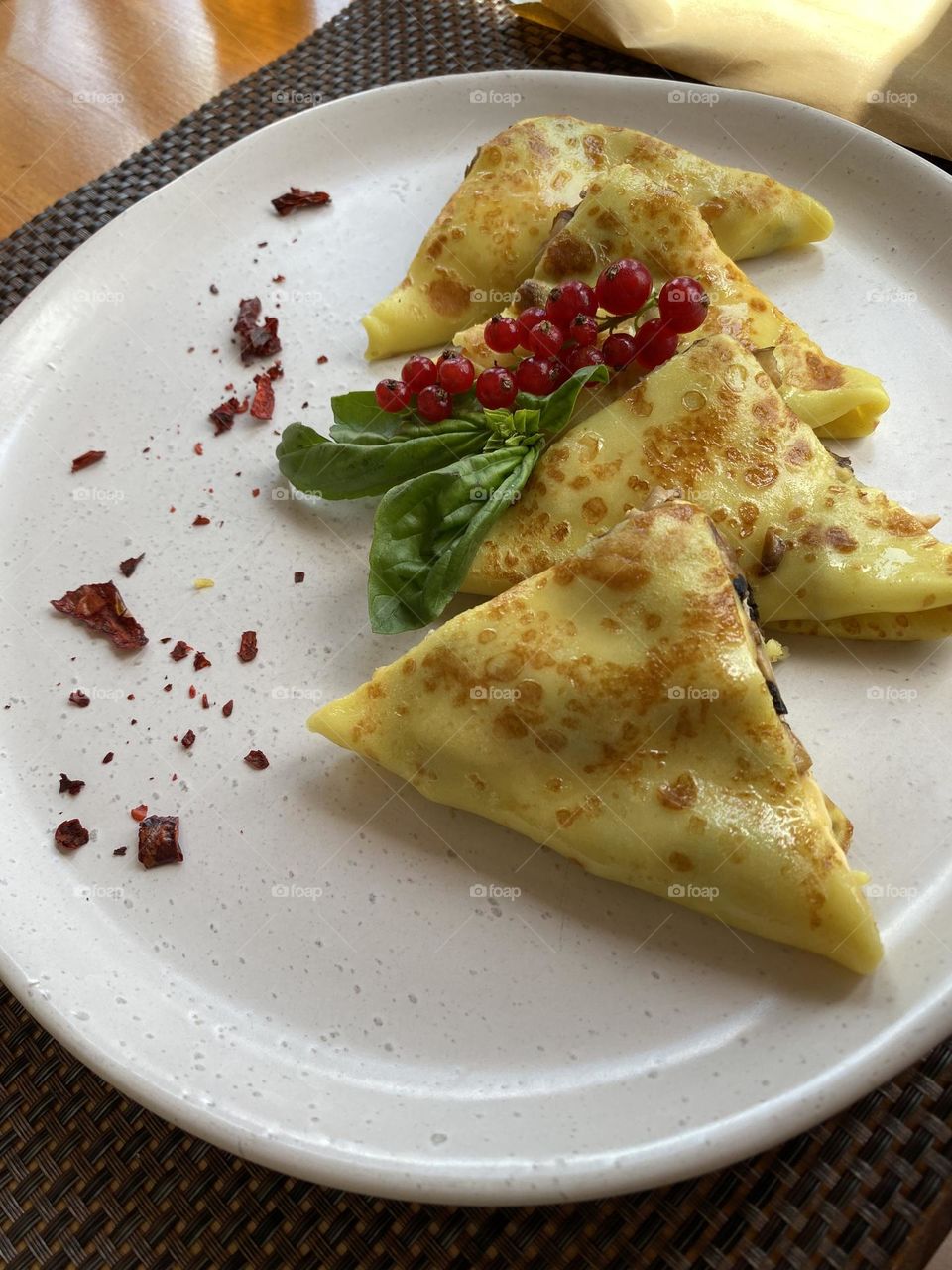 triangular pancakes