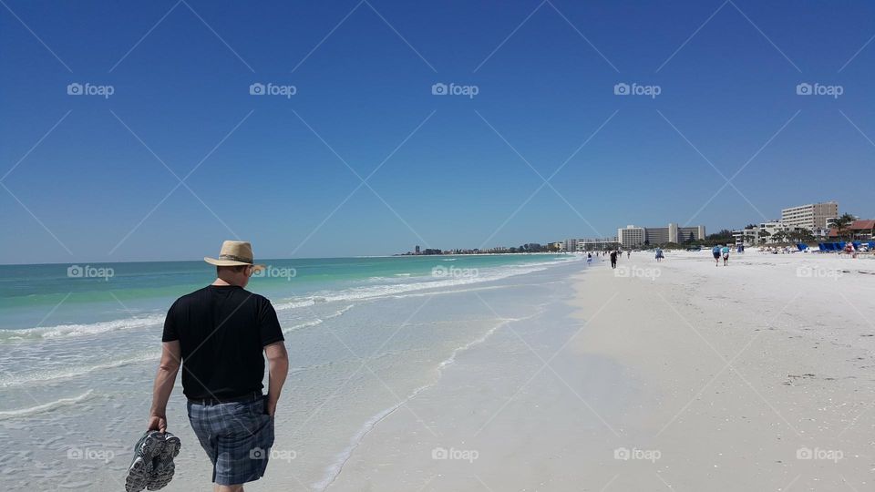 Strolling on Siesta Key