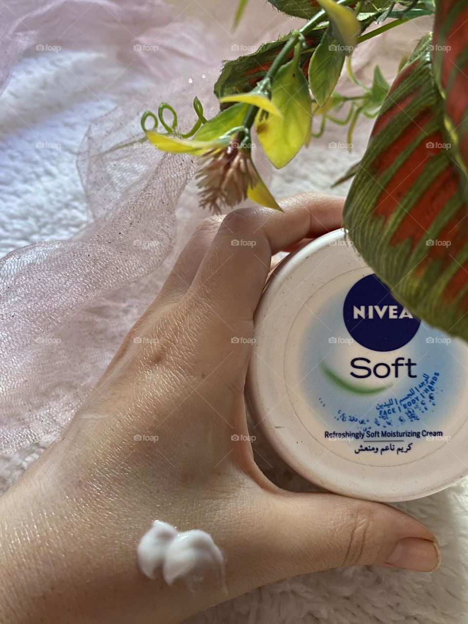 One of the best products I’ve ever tried is Nivea soft cream