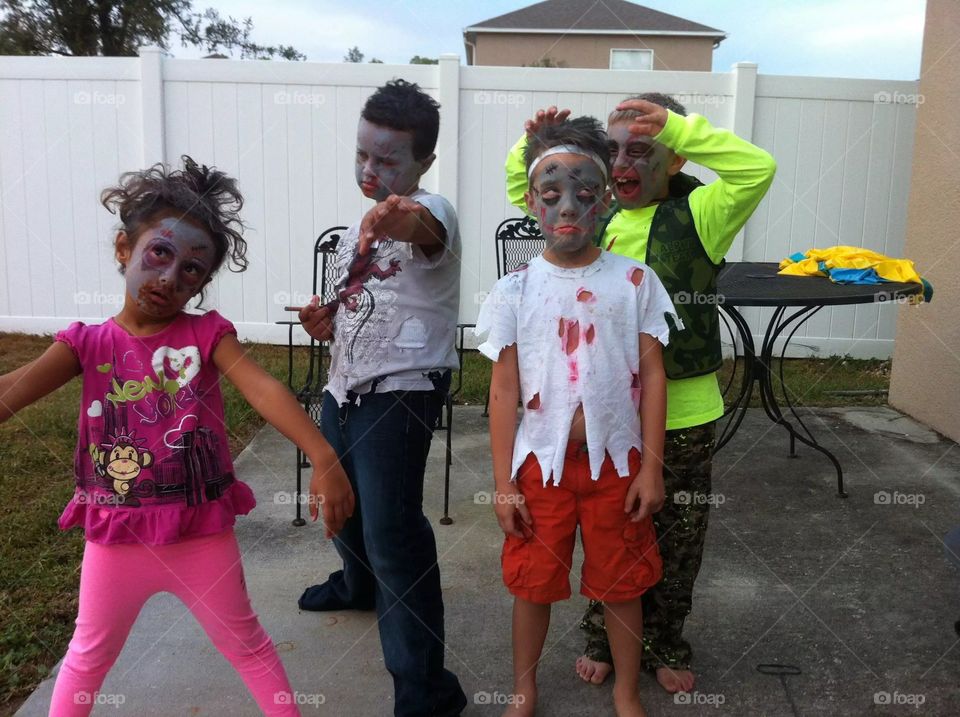 Halloween zombies