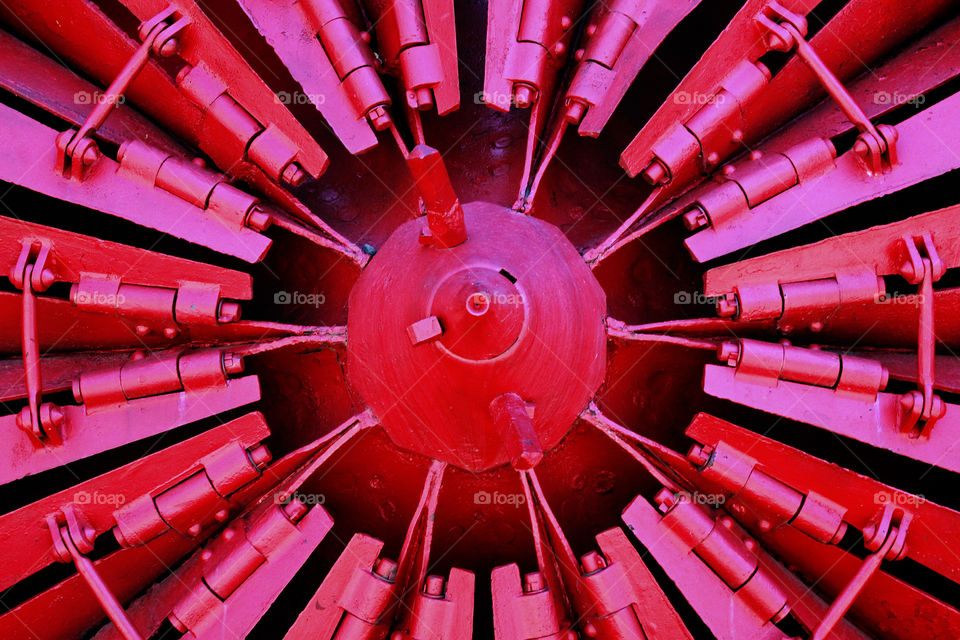 Railroad rotary snow plow 