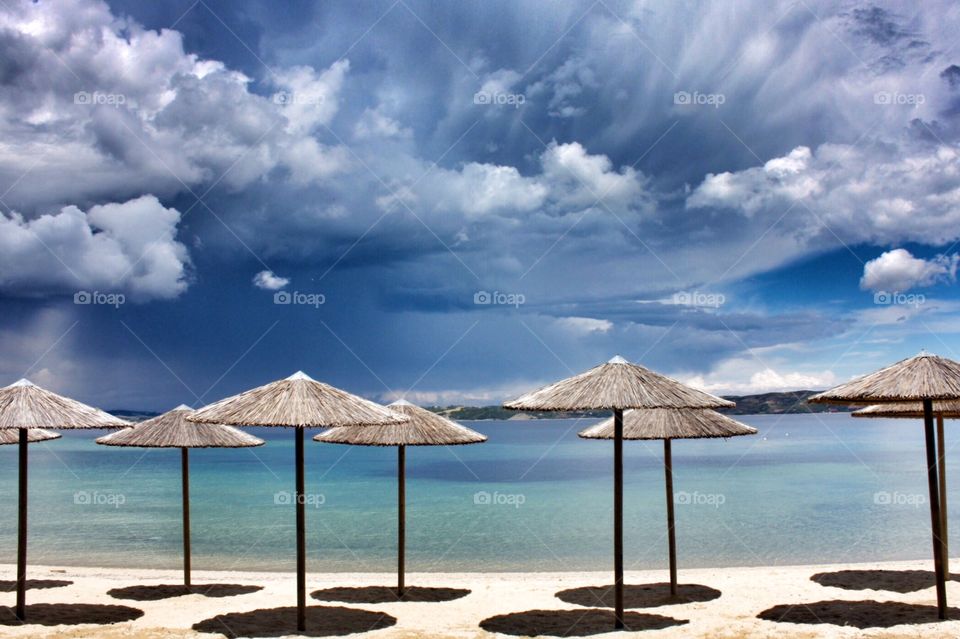 Parasol at beach