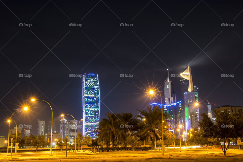 Kuwait City at Night