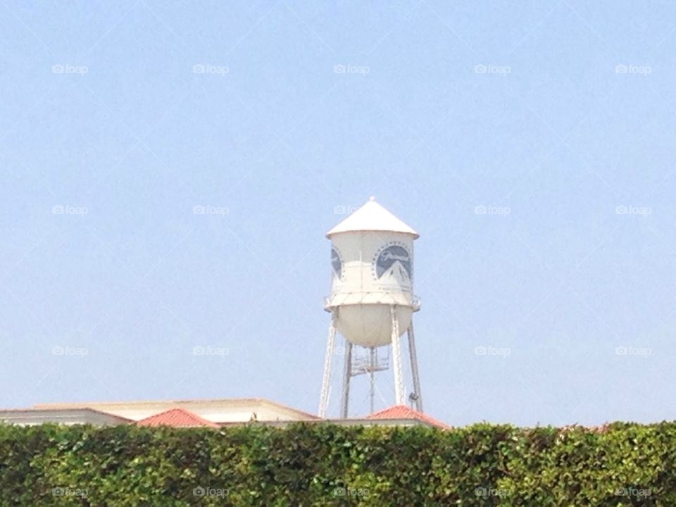 The Paramount water tower