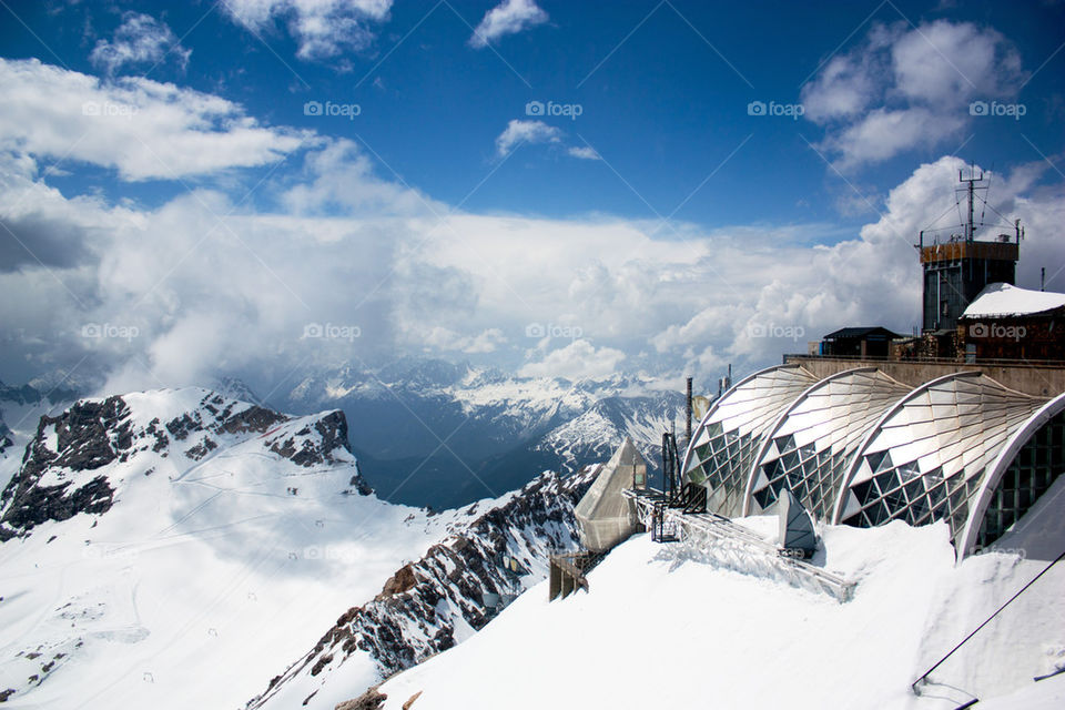 Top of zugspitze