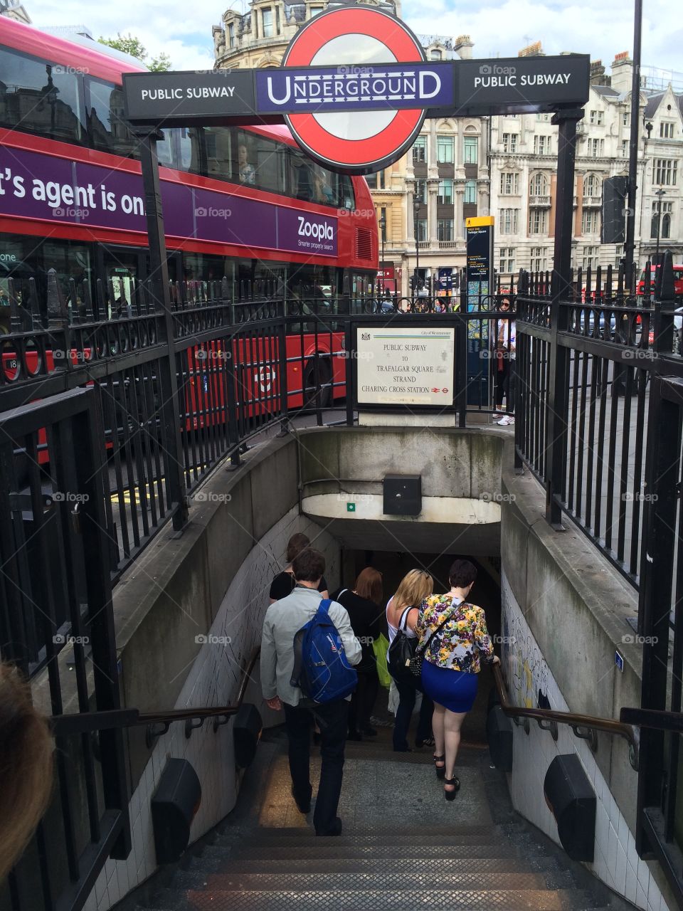 London Underground entrance 