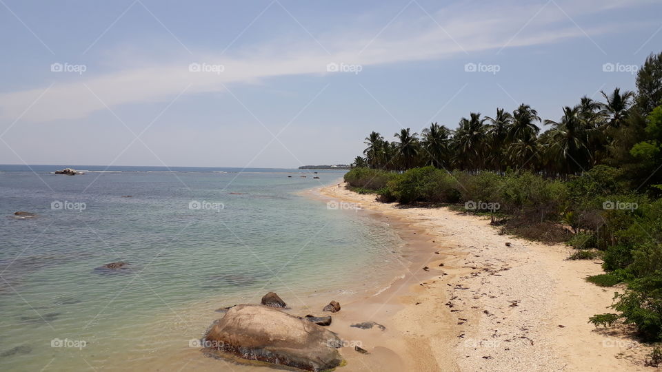 This is Pasikuda Beach
Located in the Kalkuda constituency in the Eastern Province of Sri Lanka
Many tourists visit this place