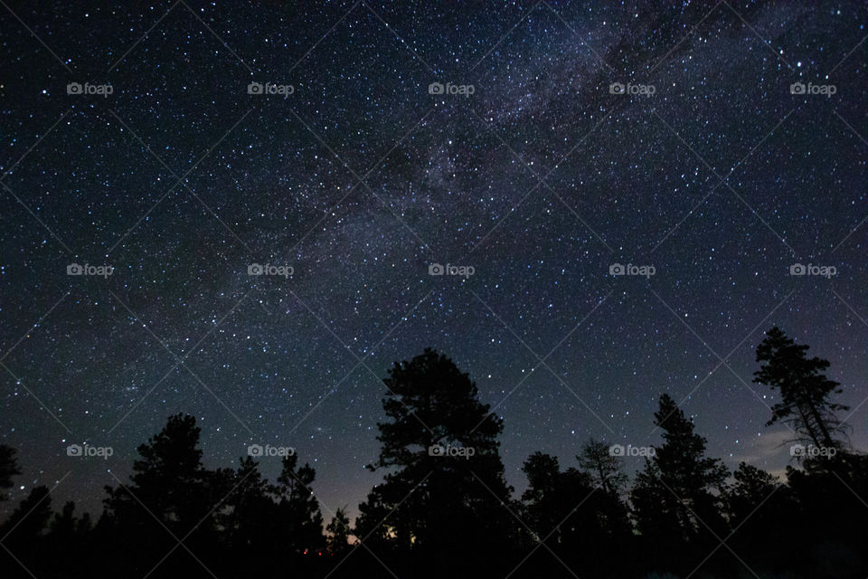 Night sky during summer