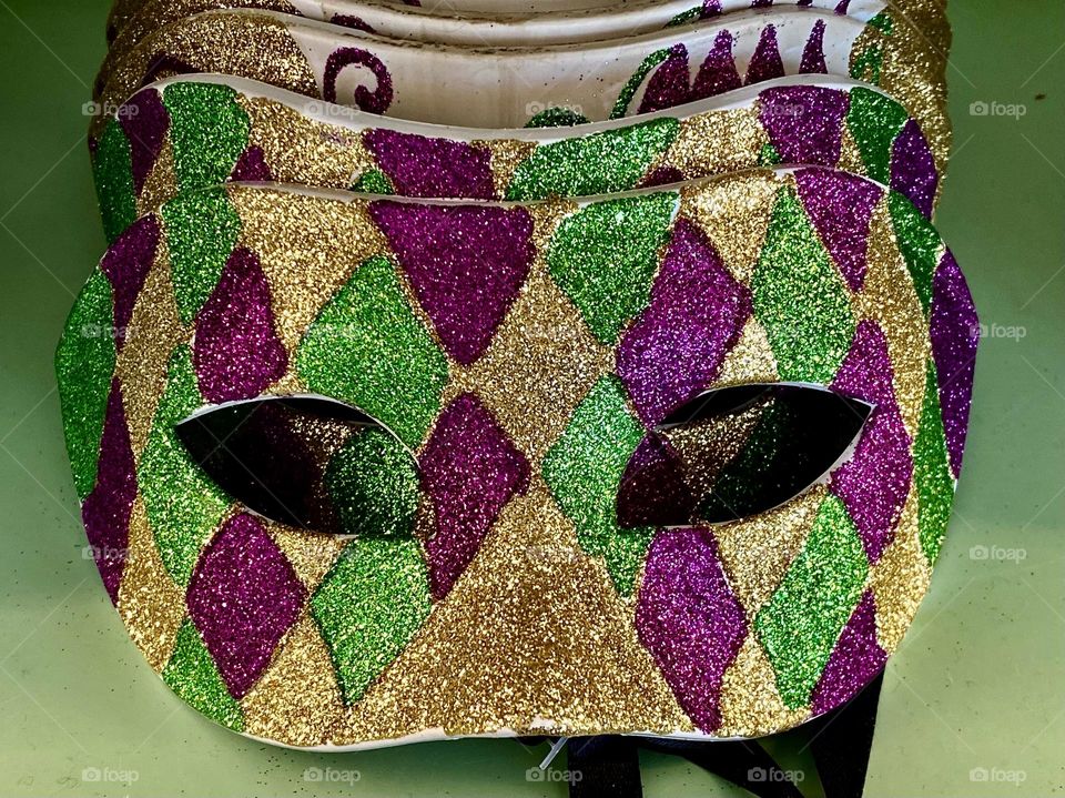 Mardi Gras masks in New Orleans 