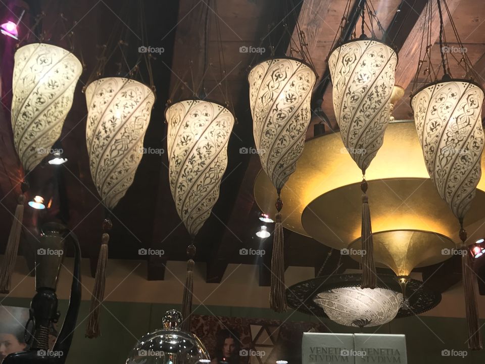Lampes à Venise 
