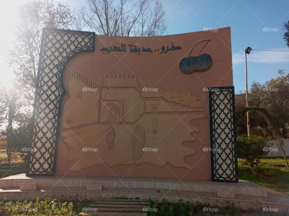 The capital of cherries in Morocco