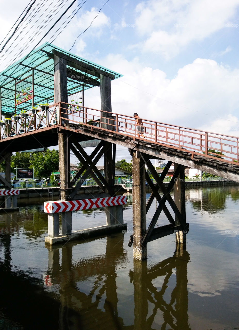 Bridge over water