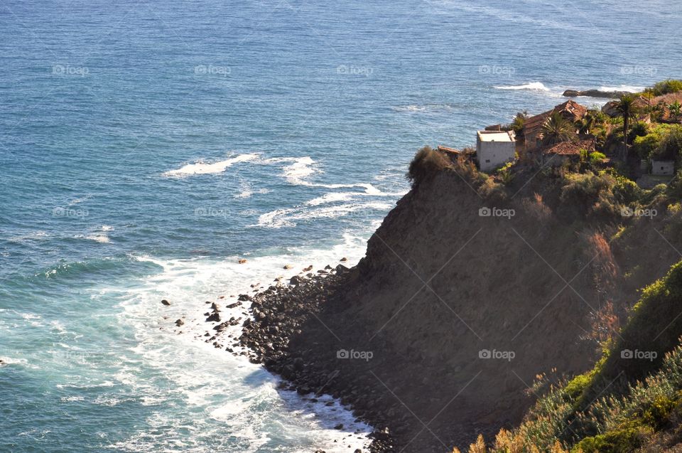 House on the hill. Ocean view Tenerife 