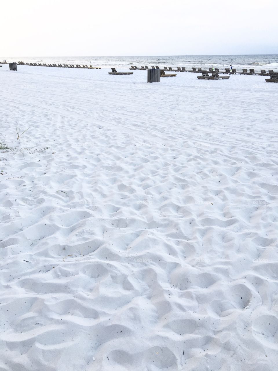 Soft white powdery sand of Destin Florida 