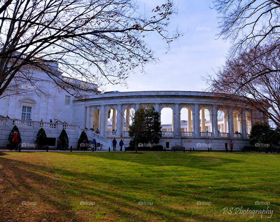 Arlington national Cemetery. Arlington National Cemetery in Washington, DC. Tomb of the Unknown Soldier