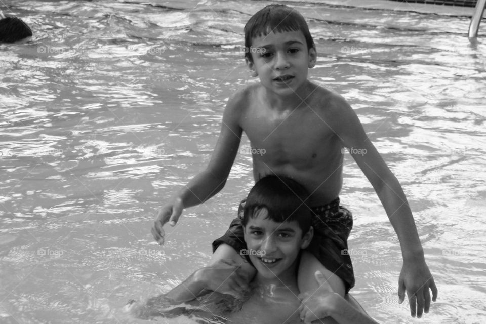 Crazy fun at the beach