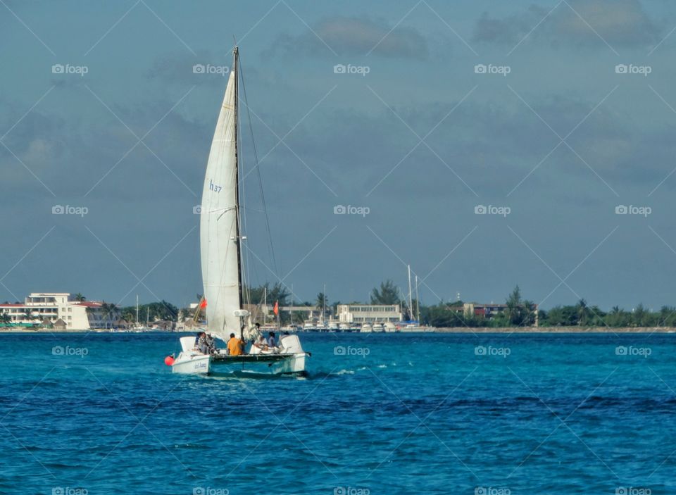 Sailing A Catamaran
