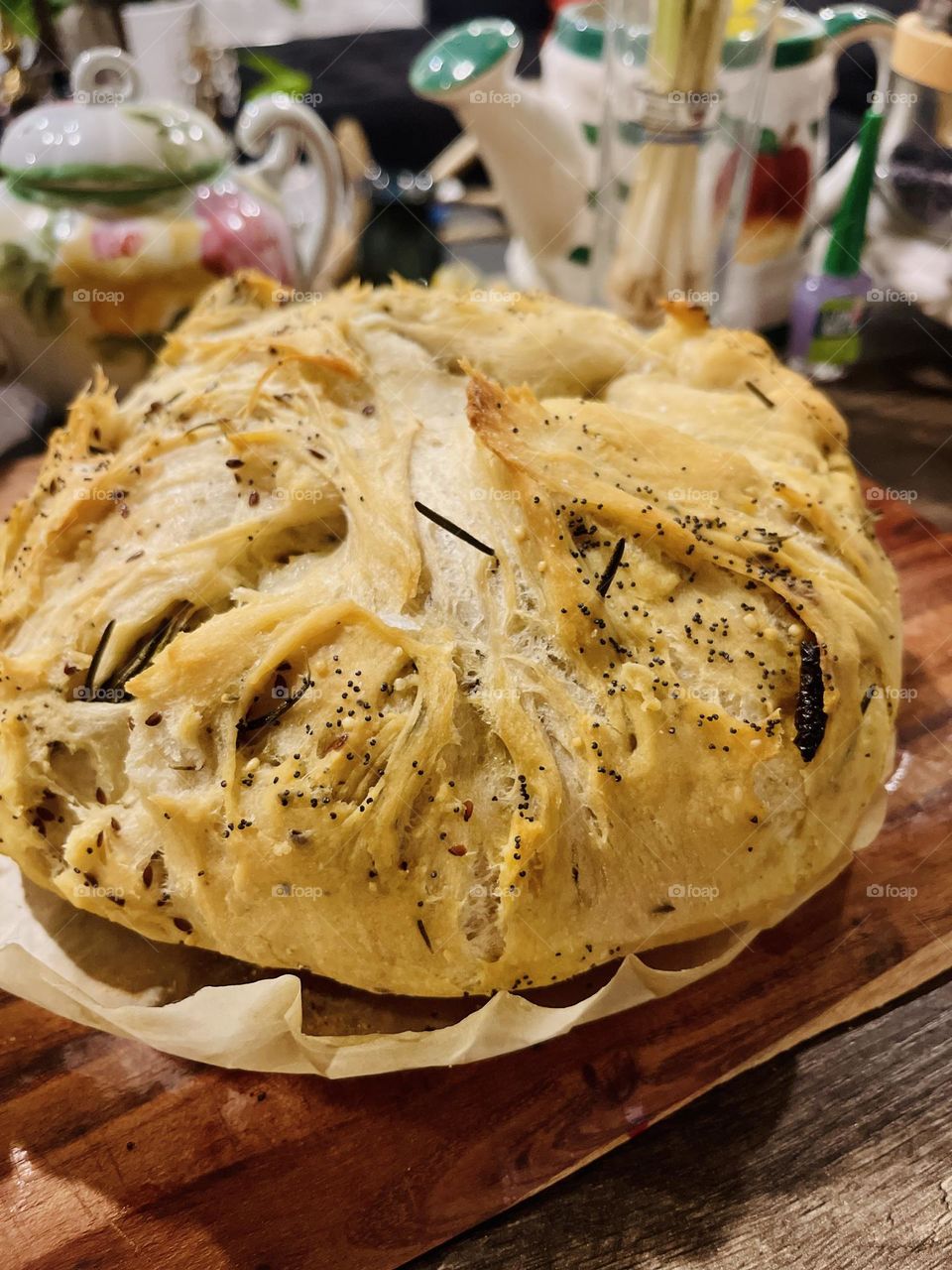 Rustic rosemary  bread