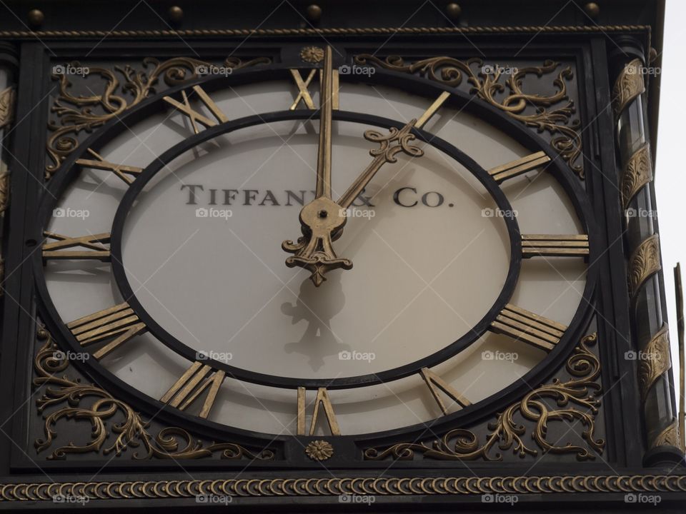 Tiffany's clock