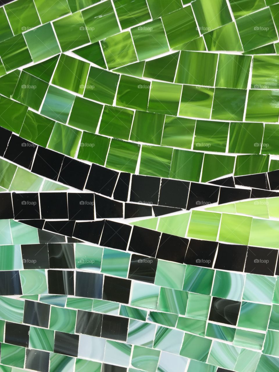 Green tile texture 