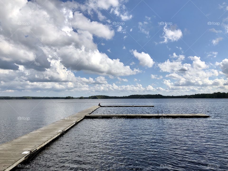 Lake in Sweden - summer