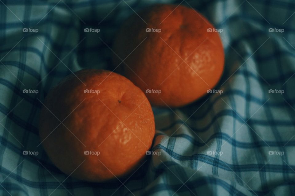 Two oranges