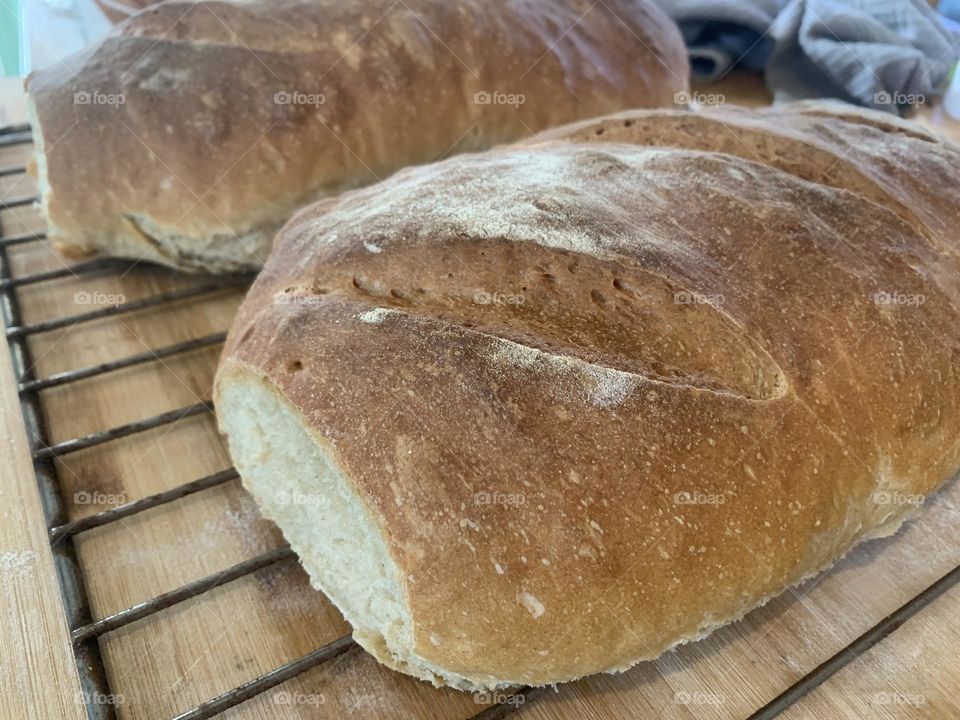 Fresh homemade bread 