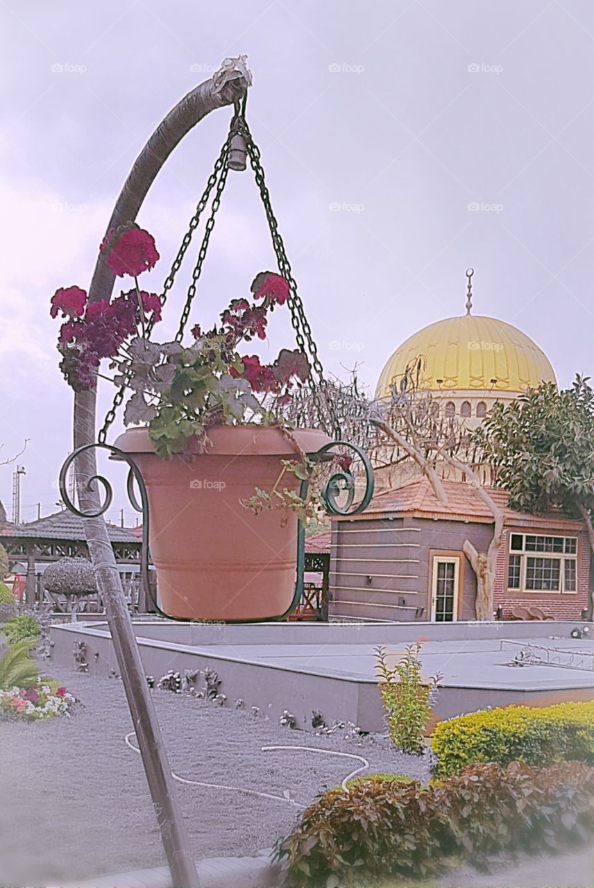 mosque and nature