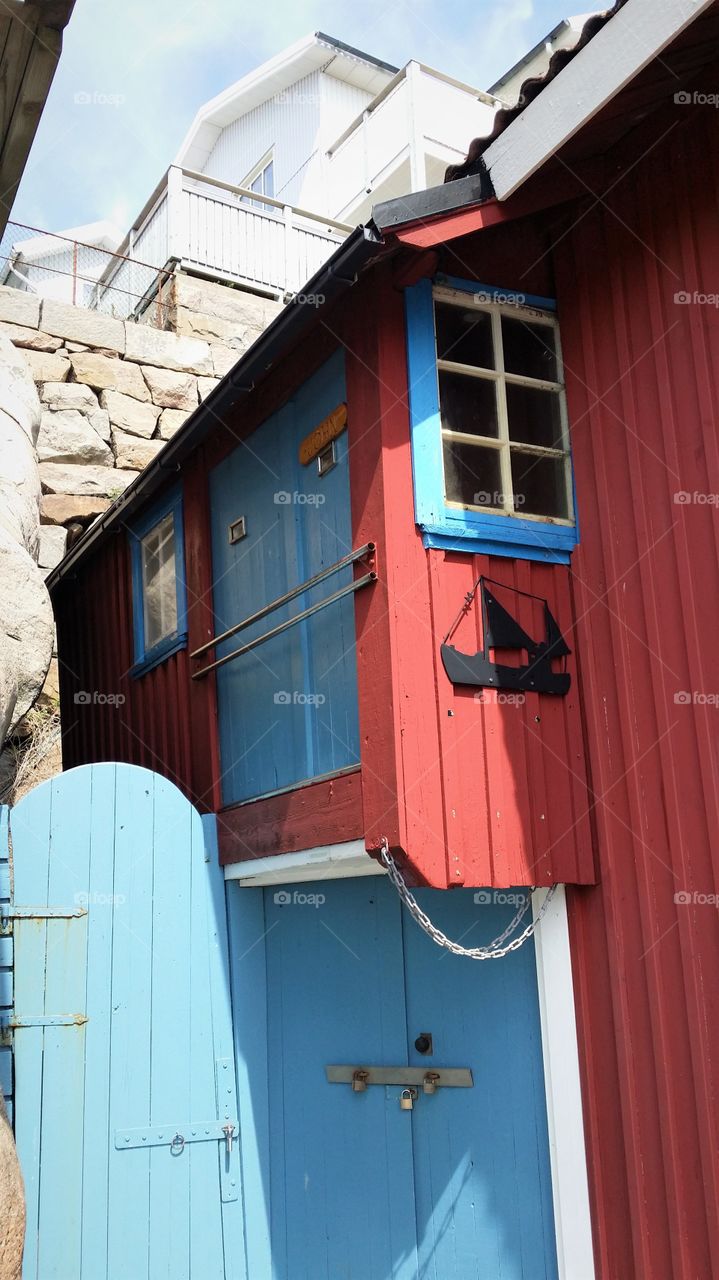 Scandinavian fishermans house