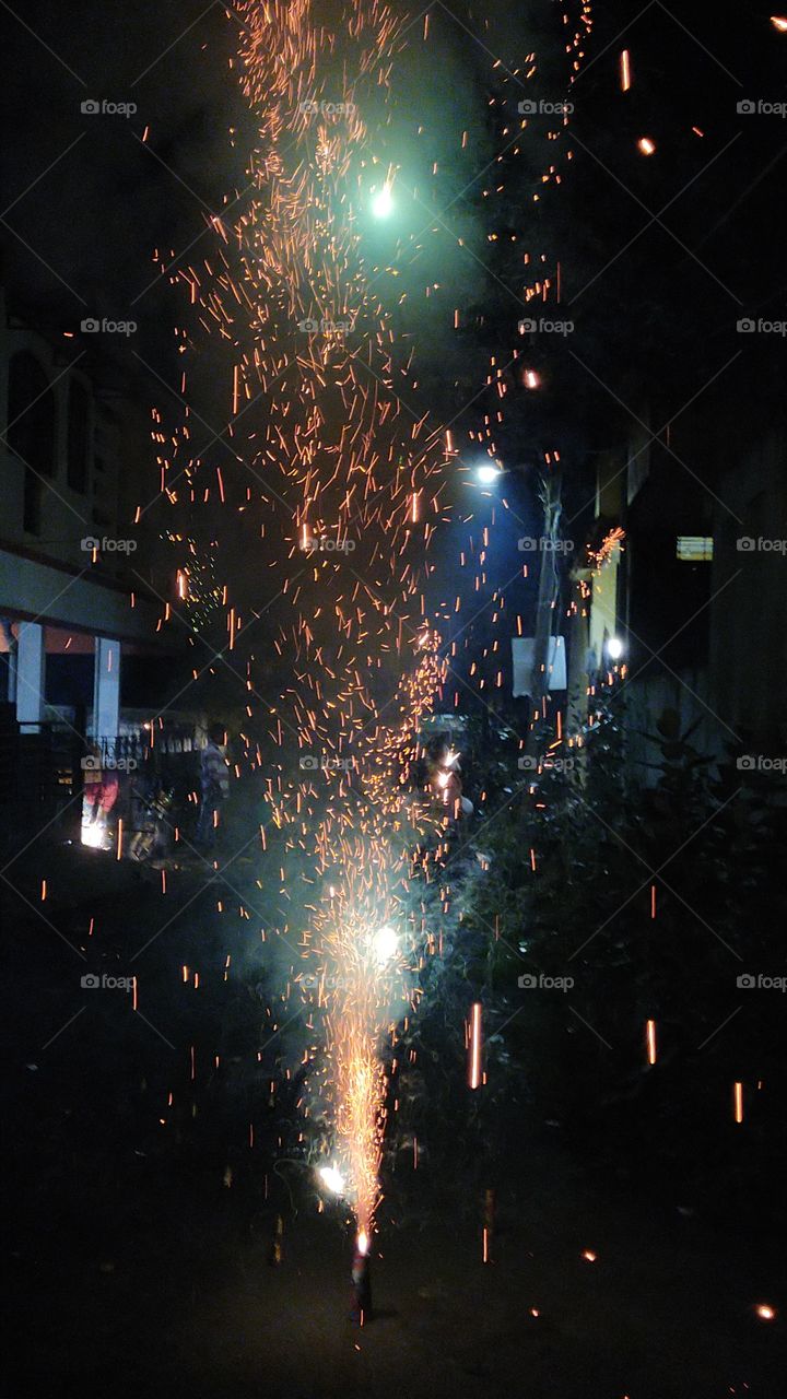 Festival enjoyment with crackers